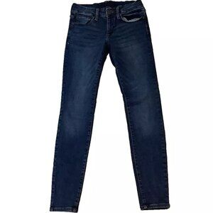 Aeropostale Jeggings Size 4 Blue Denim Jeans Low-Rise Womens Pants Stretch